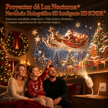 🎅𝑺𝑪𝑵𝑫𝑹® 🎄🎄 𝑃𝑟𝑜𝑦𝑒𝑐𝑡𝑜𝑟 𝐷𝑒 𝐿𝑢𝑧 𝑁𝑜𝑐𝑡𝑢𝑟𝑛𝑎 𝐻𝑜𝑙𝑜𝑔𝑟á𝑓𝑖𝑐𝑎 5𝑑 𝐷𝑖𝑛á𝑚𝑖𝑐𝑎 𝐼𝑛𝑡𝑒𝑙𝑖𝑔𝑒𝑛𝑡𝑒 𝐻𝑑 𝐷𝑒 𝑁𝑢𝑒𝑣𝑎 𝐺𝑒𝑛𝑒𝑟𝑎𝑐𝑖ó𝑛